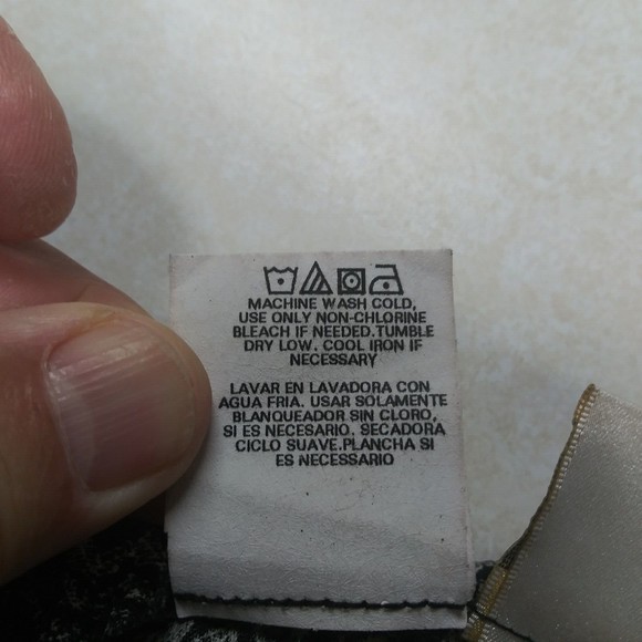 Vintage Kathie Lee Collection Retro Skirt BoHo Size 12 Bohemian Black Tree Y2K - Picture 6 of 8